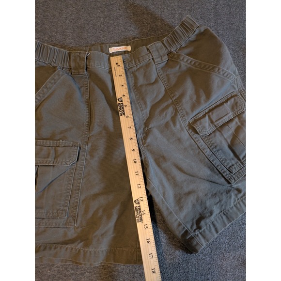Savane Cargo Shorts Men's Sz 36-Khaki-Lot Of 2-Cotton/Polyester-7" inseam - Picture 9 of 14